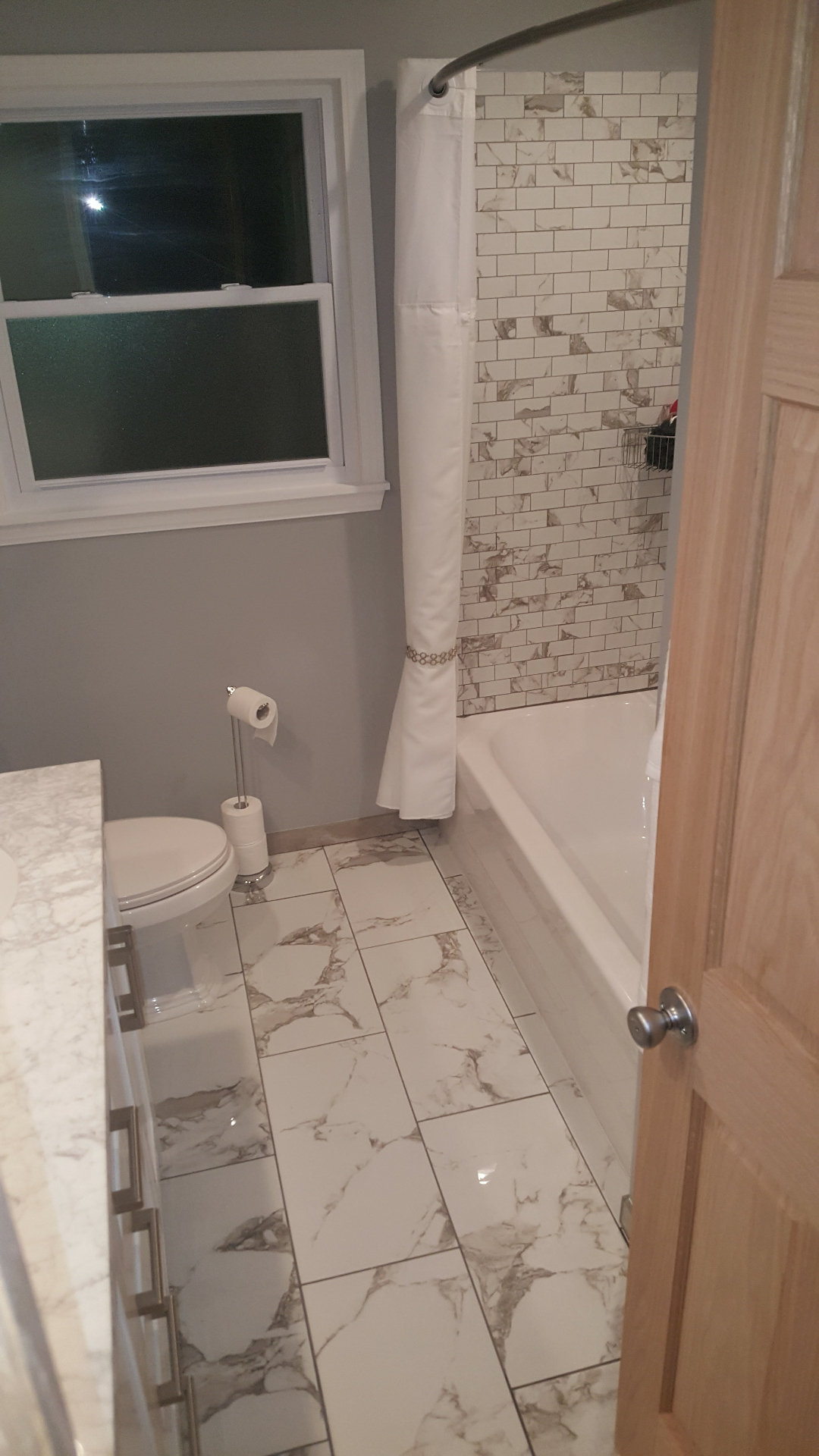 Full bathroom gut renovation in Atlanta — after